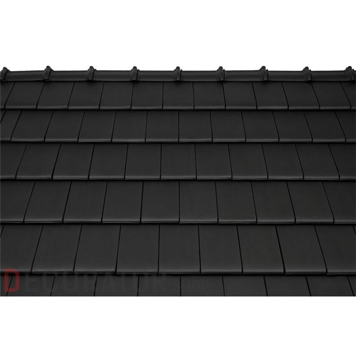 Керамическая черепица рядовая TONDACH Figaro Deluxe basalt engobe