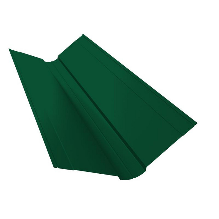 Планка ендовы верхней фигурной 150x150 0,5 Satin с пленкой RAL 6002